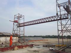 แบบเสาเข็มและ GANTRY CANE, Burma - April 2013